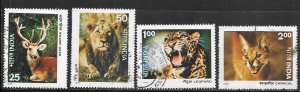 India # 736-739 Animals (U) CV $4.25