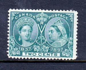 Canada #52  2c Jubilee - NICE (Mint   Hinged) cv$25.00