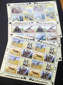 EDW1949SELL : UNITED NATIONS 1993, 94, 96 Wildlife sheetlets from all 3 Offices.