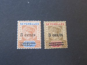 Seychelles 1901 Sc 30-1 MH