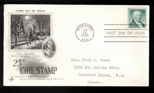 UNITED STATES FDC  Scott # 1048 - Paul Revere - Art Craft Cachet