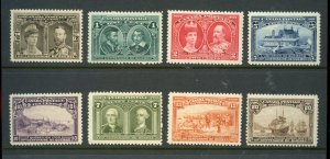 CANADA 1908 TERCENTENARY  SET SCOTT #96-103 F/VF MINT NH