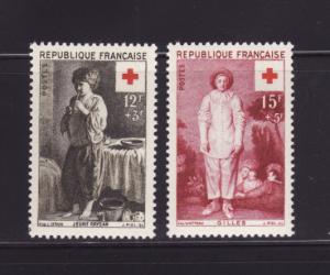 France B309-B310 Set MNH Red Cross