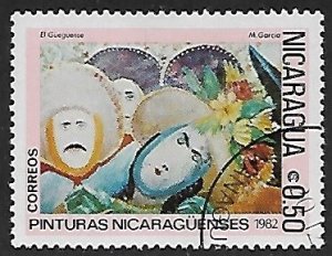 Nicaragua # 1168 - Masked Dancers - used.....{KBrL}