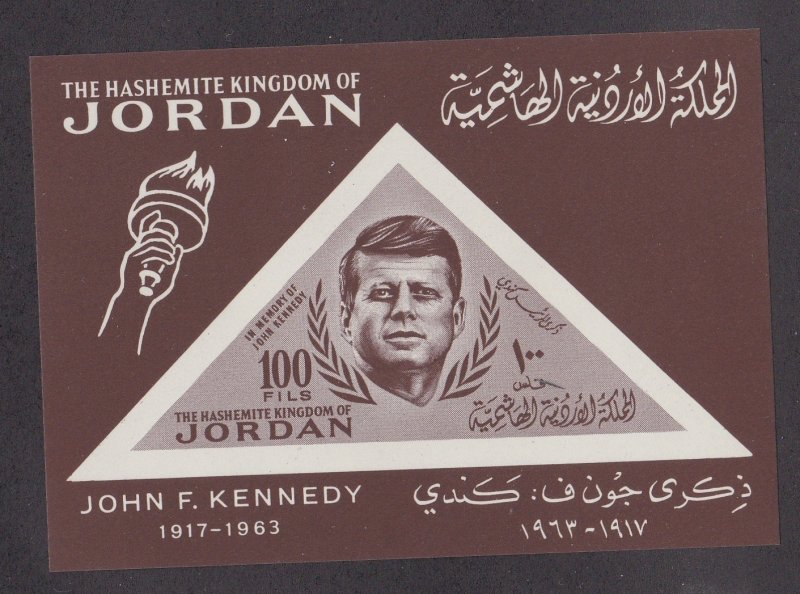 Jordan # 462 (Footnote), John F. Kennedy, Souvenir Sheet, NH, 1/2 Cat.