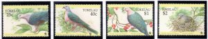 TOKELAU 1995 Pacific Imperial Pigeon/ WWF; Scott 204-07; MNH
