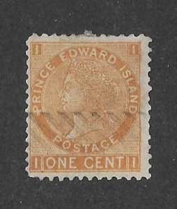 Prince Edward Island Sc #11   1c brown orange used FVF