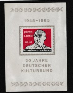 Germany DDR # 466, Johannes Becher , a label? similar to this Stamp