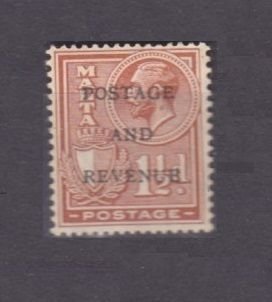 1928 Malta 134 Overprint # 116