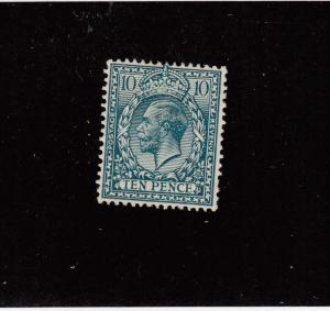 GB # 199 VF-MLH KGV 10p CAT VALUE $45+