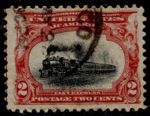 US Stamps #295 USED LOW TRAIN ISSUE