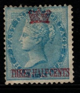 MALAYA STRAITS SETTLEMENTS SG1 1867 1½c on BLUE MTD MINT