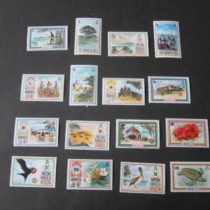 Antigua 1972 Sc 145-160 set of 16 MNH