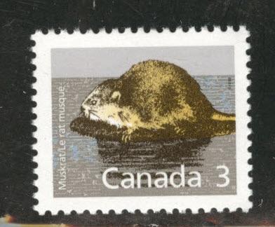 Canada Scott 1157 MNH** 3c Muskrat