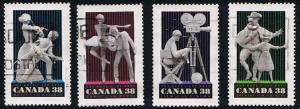 Canada #1252-5 Performing Arts  VF Used Set