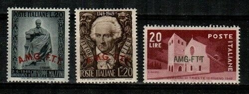 Trieste Zone A - Scott 45-7 Mint NH (Catalog Value $37.00) 