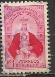 Venezuela 1952; Sc. # 641; Used Single Stamp