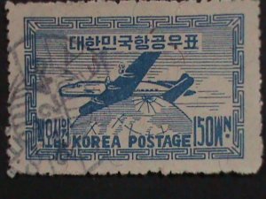 ​ ​KOREA-1947 SC#C2 AIRMAIL -USED VERY OLD STAMP VF WE SHIP TO WORLD WIDE