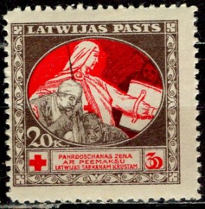 Latvia; 1920: Sc. # B1: **/MNH Single Stamp