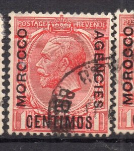 Morocco Agencies GV Early Issue Fine Used 10c. Surcharged Optd NW-14156