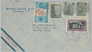 81676 - GUATEMALA -  POSTAL HISTORY -  AIRMAIL COVER to ITALY 1949