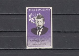 Paraguay, Scott cat. 828. President Kennedy Value, o/printed SPECIMEN.