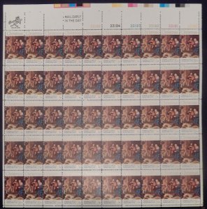 MALACK 1444 8c Christmas, Adoration, F-VF NH or bett..MORE.. sheet1444