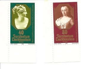 Liechtenstein 685-86 MNH