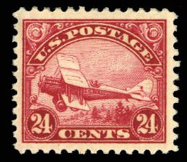 United States, Air Post #C6, 1923 24c carmine, lightly hinged, well centered