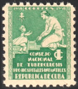 1938 Cuba Stamps Sc RA1 Tax Mother and Child NEW