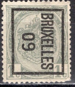 Belgium; 1893: Sc. # 60; O/Used French only Precancel Single Stamp