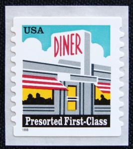 US #3208A MNH Coil Single, Diner SCV $.50 