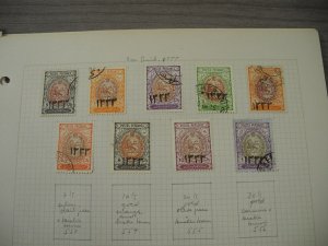 PERSIA, Excellent Stamp Collection hinged on pages