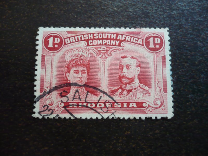 Stamps - Rhodesia - Scott# 102 - Used Part Set of 1 Stamp