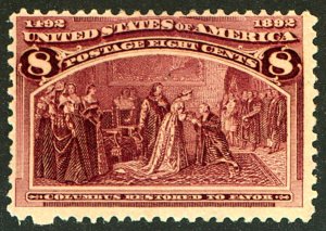 U.S. #236 MINT OG HR