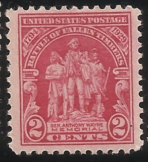 680 2c MNH F/VF Centering