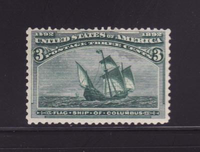 United States 232 MNH Sailing Ship, Santa Maria (A)