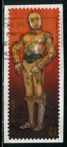 4143g US 41c Star Wars - C-3PO SA, used on paper