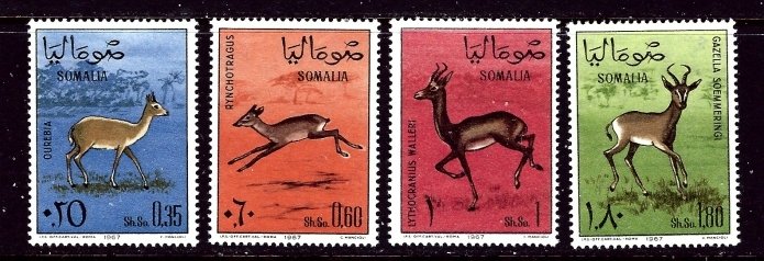 Somalia 302-05 MNH 1967 Animals    (ap4254)