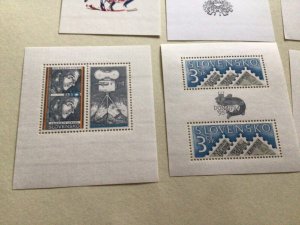 Slovakia 6 mint never hinged stamps sheets   A11385