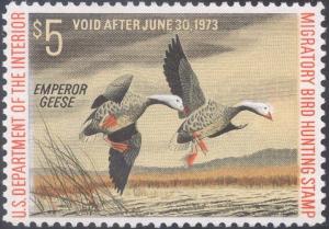 RW39, Mint Emperor Geese DUCK STAMP - VF OG NH - Stuart Katz