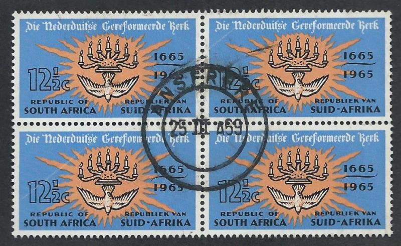 SOUTH AFRICA SC# 309 VF U 1965 B/4