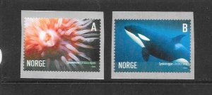 MARINE LIFE - NORWAY #1440-1 MNH