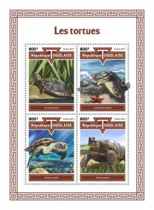 TOGO - 2017 - Tortoises/Turtles - Perf 4v Sheet - Mint Never Hinged