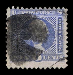 STUNNING GENUINE SCOTT #115 USED 1869 G-GRILL PICTORIAL SCV $225  PRICED TO SELL
