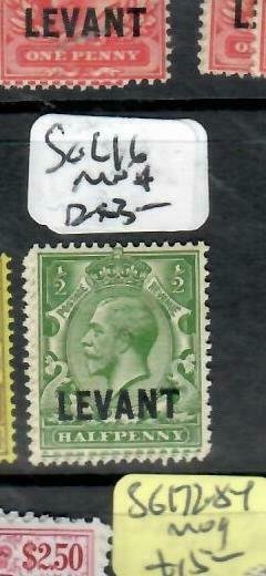 BRITISH LEVANT (P2308BB)  KGV  ON GB 1/2D  SG L16   MNH