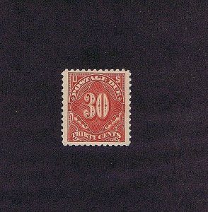 SC# J66 UNUSED OG MNH 30C POSTAGE DUE STAMP, 1917, 2020 PSAG CERT GRADED 80