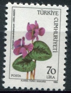 Turkey Sc#2284 MNH, 70L multi, Wild Flowers (1984)