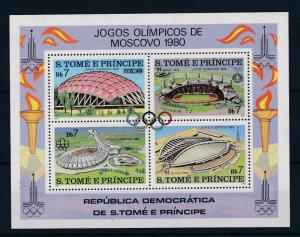 [44938] Sao Tome & Principe 1980 Olympic games Moscow MNH Sheet