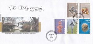 United Nations - Kosovo # 1-5, Complete set on one First Day Cover